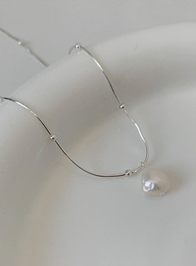 韩国简约风淡水珍珠项链女时尚