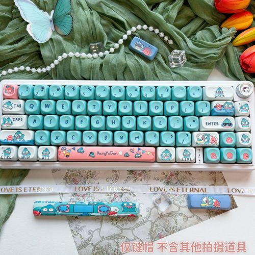 冰典小丑鱼主题键帽热升华PBT机械磁轴键盘MOA高度夜魔蜜蜂十字轴