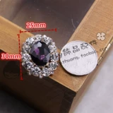 Аксессуар для волос, аксессуары, 30×25мм, инкрустировано бриллиантами, DIY
