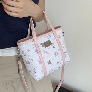可爱单肩包精致通勤斜挎包 法式 小众手提水桶包包女式 2025新款 时尚