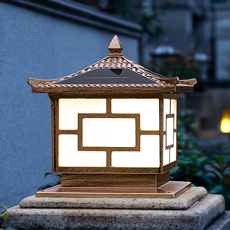 接电款柱头灯庭院灯户外灯家用院子别墅大门口门柱子灯室外围墙灯