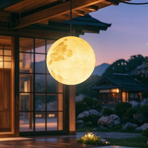 太阳能户外防水别墅花园月球灯