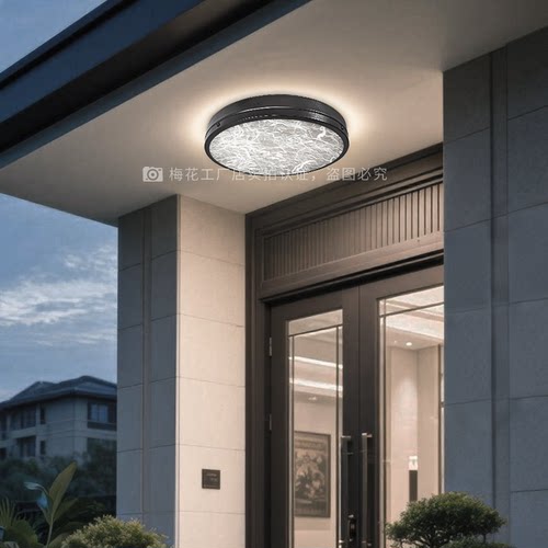 吸顶灯阳台灯走廊过道灯雷达感应照明氛围灯高级感别墅庭院大门灯