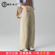 宽松阔腿裤 女裤 子高腰直筒裤 弯刀裤 休闲裤 牛仔裤 春季 时尚 2026新款