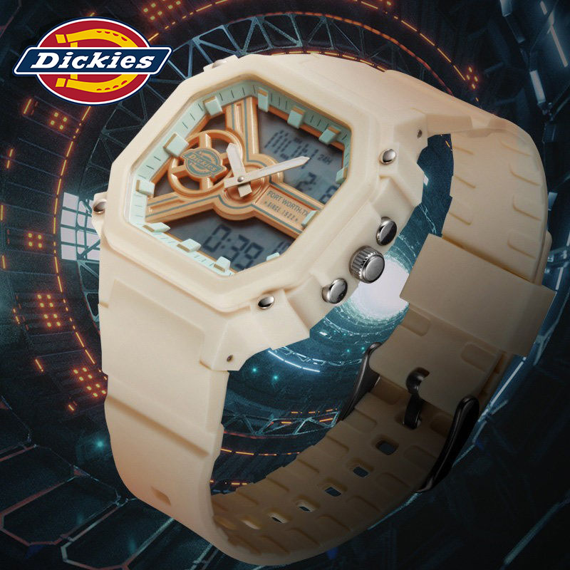 Dickies赛博朋克小方块电子表图片