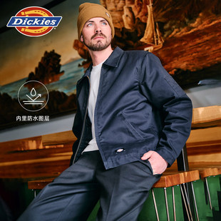 Dickies帝酷适秋冬经典工装夹克薄夹棉内里防水涂层棉服外套男女
