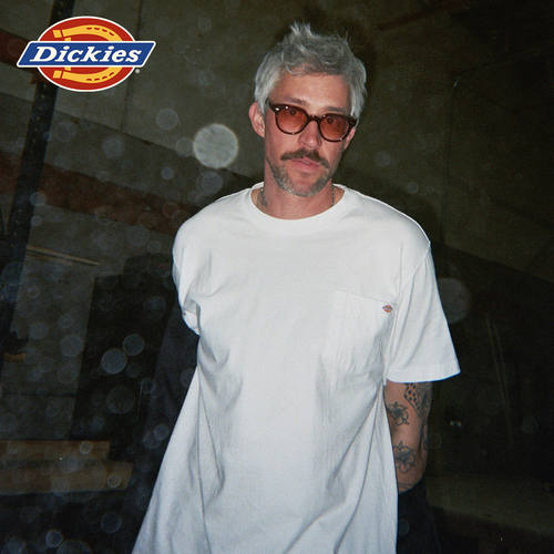 Dickies帝酷适春夏口袋logo工装休闲重磅棉宽松短袖T恤男女情侣