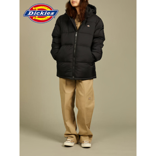 Dickies帝酷适商场同款外套秋冬新款男女连帽休闲棉服保暖外套