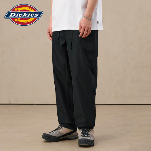 Dickies帝酷适26年春抽绳腰口休闲长裤微弹常规内里无内衬百搭裤J