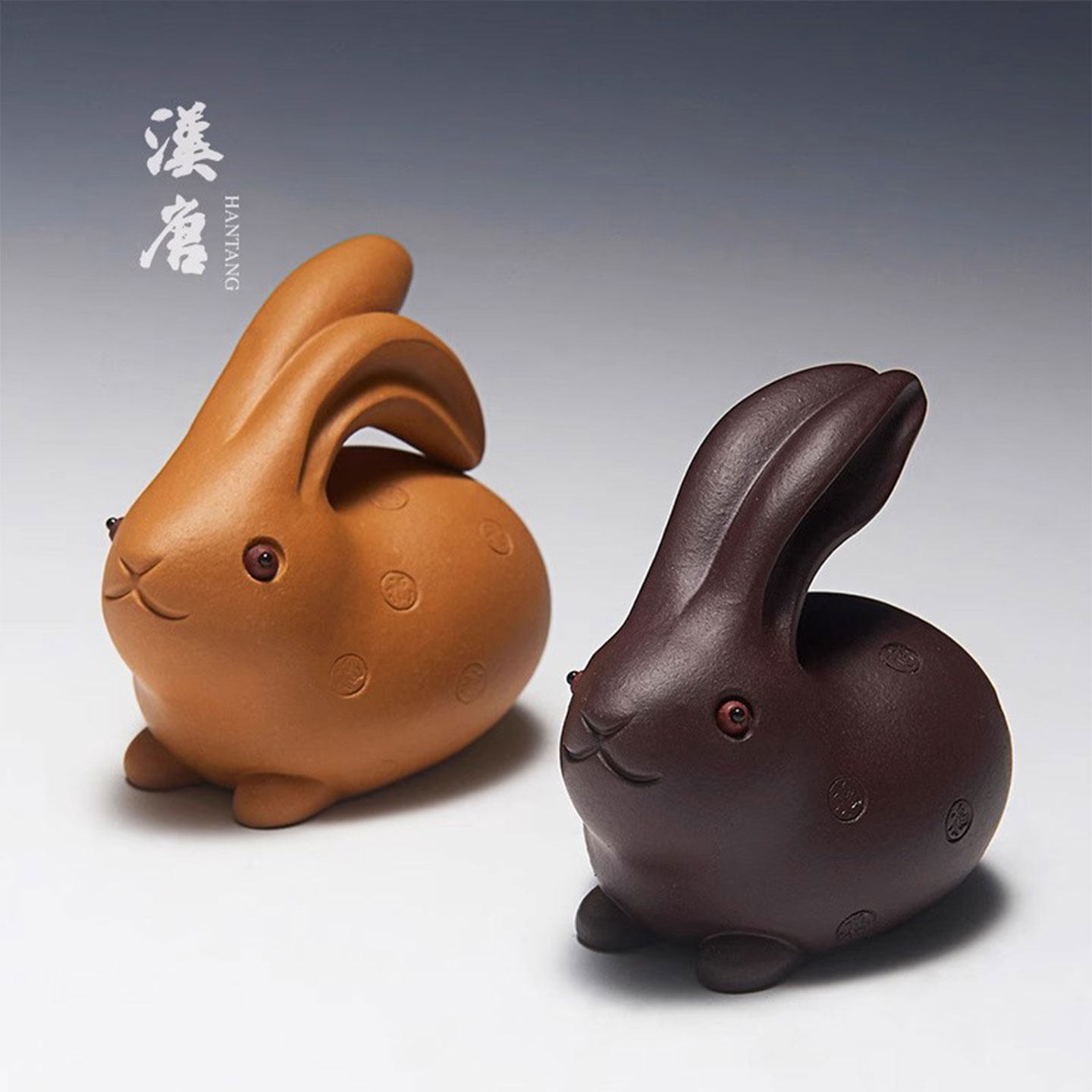 汉唐紫砂茶宠兔子摆件 手工茶艺摆件可养富贵兔茶玩功夫茶具配件,餐饮具,茶宠摆件,淘宝优惠券,粉丝福利购,淘宝优惠卷