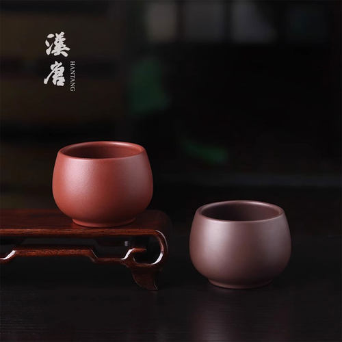 汉唐紫砂杯主人杯单杯茶具单人
