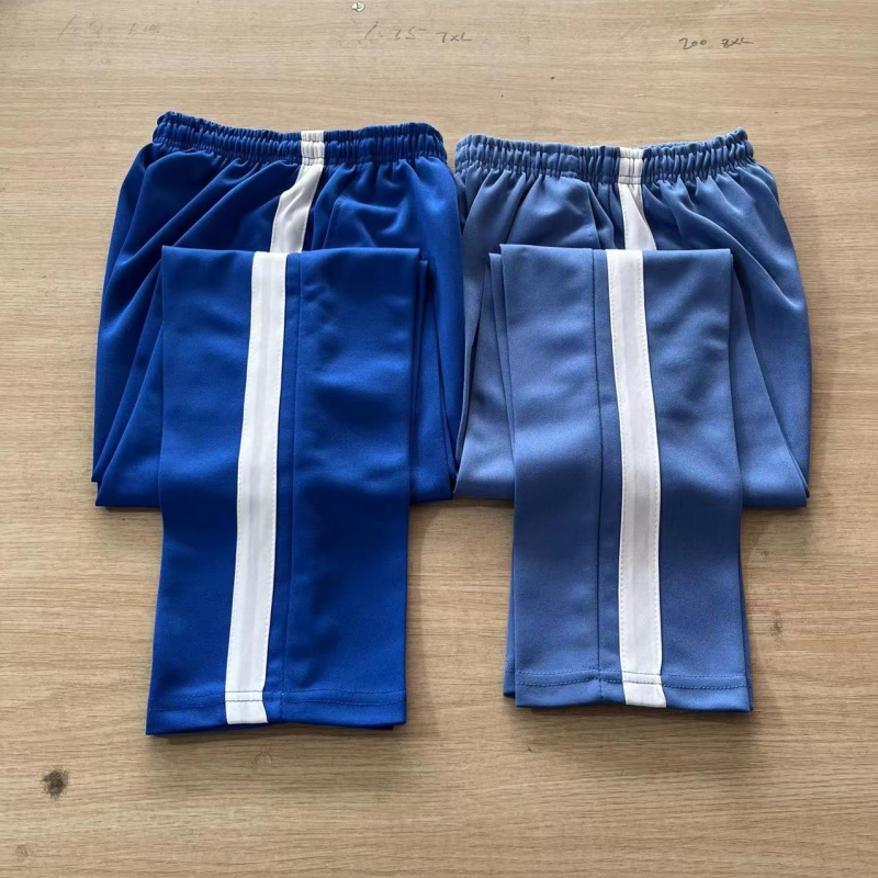 休闲宽松综训青少年透气一条白杠