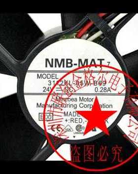 3112KL-05W-B69 24V 0.28A 原装NMB-MAT7 8032 三线镗床散热风扇