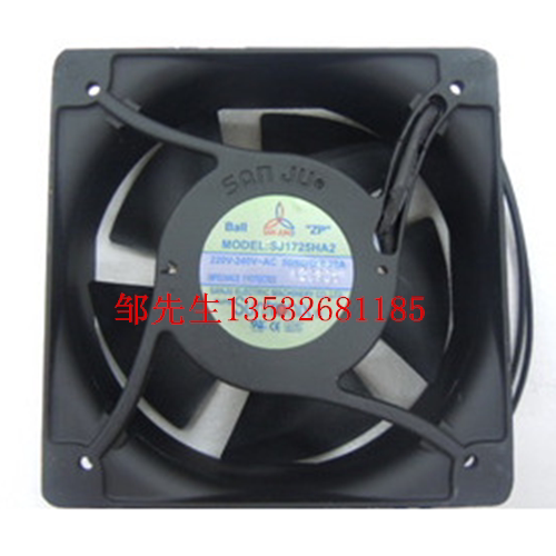 SJ1725HA2全新原装台湾三巨 AC220V15050 方形 轴承散热风机风扇