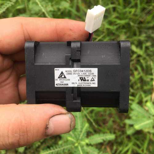 原装台达 GFC0412DS 4CM 12V 1.5A 双电机增压服务器散热风扇