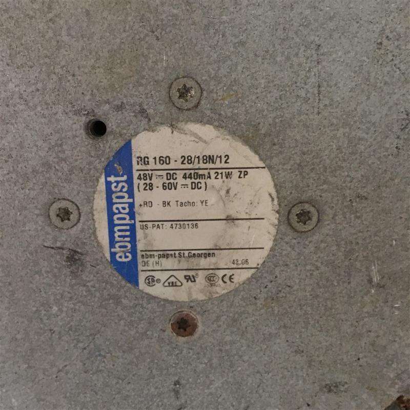 ebmpapst RG160-28/18N/12风扇  220X56MM 48V 21W ABB变频鼓风机