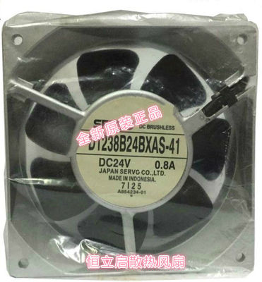 日本精工SERVOD伺服1238B24BXAS-41  DC24V 0.8A大风电流散热风扇