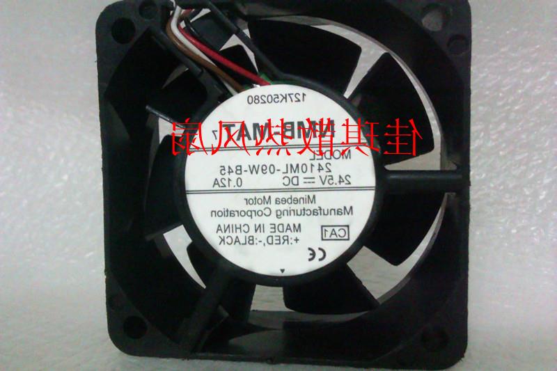 原装   2410ML-09W-B45 6025  24.5V 0.12A散热风扇