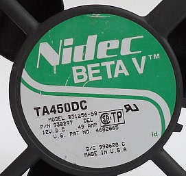 尼迪克NIDEC B31256-58 P/N 930297 12V .49AMP 12038 服务器风扇