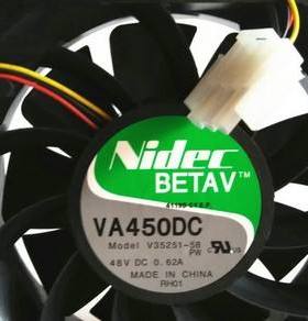 全新 Nidec VA450DC V35251-58 12038 48V 工控机 服务器风扇