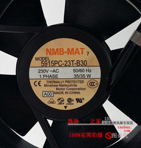 5915PC-23T-B30原装NMB美培亚17238AC220V变频器轴流散热风扇