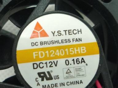 全新台湾元山Y.S.TECH FD124015HB 4015 12V 0.16A 4CM散热风扇