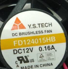 全新台湾元山Y.S.TECH FD124015HB 4015 12V 0.16A 4CM散热风扇