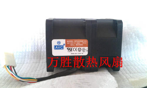 全新原包装AVC 4048 12V 1.88A型号DF04056B12U散热风机