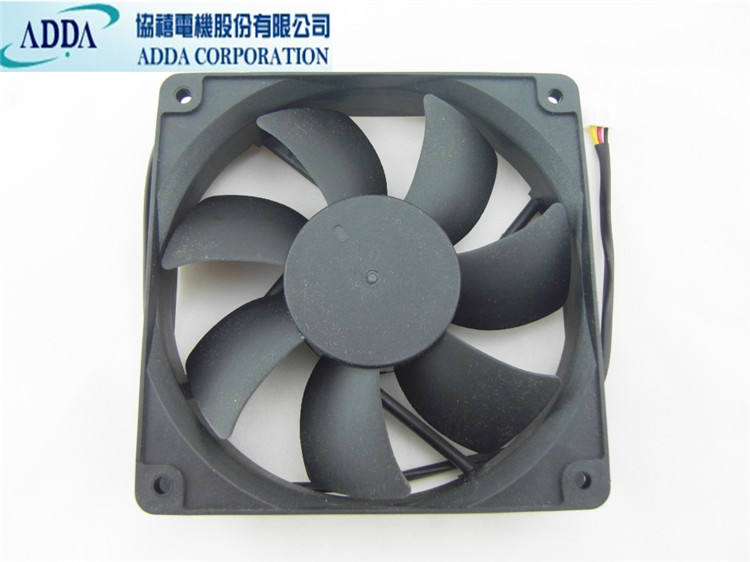 全新原装ADDA变频器散热风扇AD1224UB-A72GL 24V 12025轴流风机