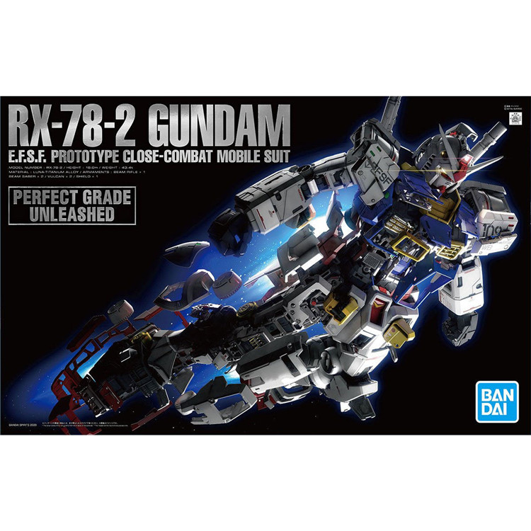 正版万代_PGU_PG_78_2.0_UNLEASHED_RX-78-2_元祖高达_1_60_拼装