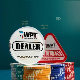 WPT ALLIN DEALER 德州扑克传奇扑克国际专业赛事德州扑克庄码