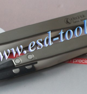 进口原装瑞士ideal-tek碳纤维头防静电镊子 249CF.SA实验室用镊子