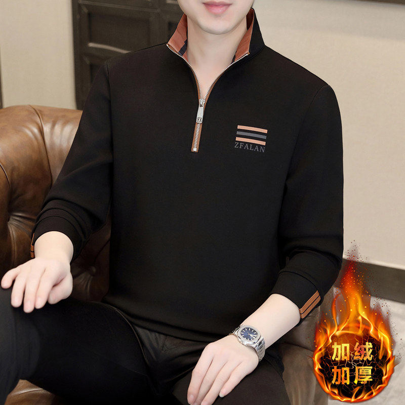 半拉链卫衣男2025新款高品质
