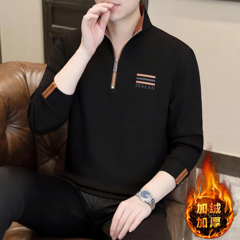 半拉链卫衣男2025新款高品质