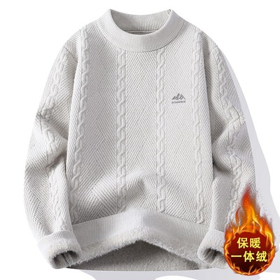 半高领毛衣男款秋冬季保暖卫衣男