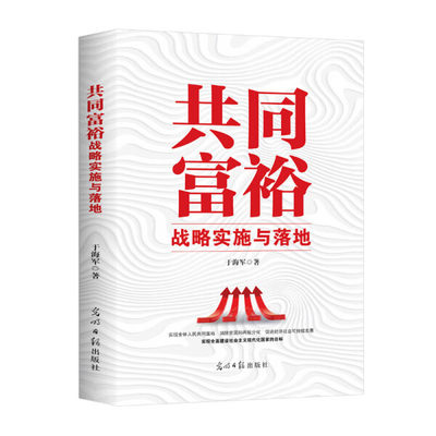 正版书籍 *共同富裕战略实施与落地（精装） 于海军 光明日报