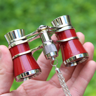 看演出迷你双筒望远镜高清观剧话剧舞台剧复古小型微型袖 珍望眼