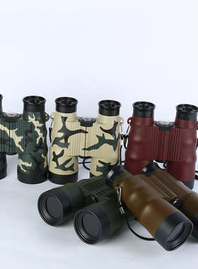 新款12X38儿童双筒望远镜彩色混色望远镜 户外野营望远镜 厂家批