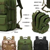 源头工厂双肩包休闲旅行运动大容量户外战术背包男款 露营迷彩