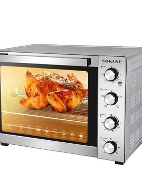 外贸烤箱家用60L电烤箱烘焙加热烤箱TOASTEROVEN10028