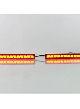 适用23-24年三菱xforce LED后杠灯专车专用改装后杠灯流水转向灯