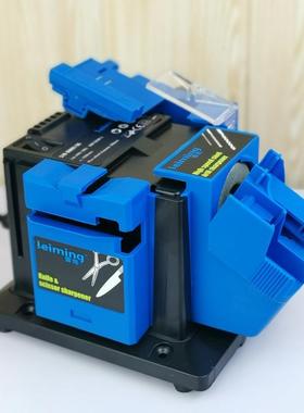 S1D-DW01-56雷铭蓝色1代磨刀机磨钻头机剪刀菜刀欧规220V美规110V