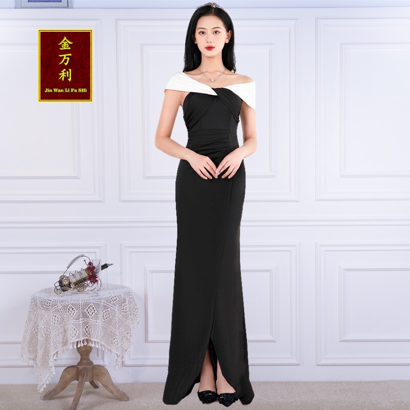 夜总店性感连衣裙长款KTV晚礼服