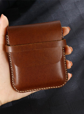 适用于三星Glxy Z Flip F7000手机包手拿式牛皮真皮保护套手工制