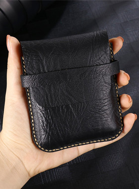 适用于华为 Pura X真皮套折叠屏Pocket 2保护套P50 Pocket手拿式手机包新款纯黑色Pocket S/nova Flip S