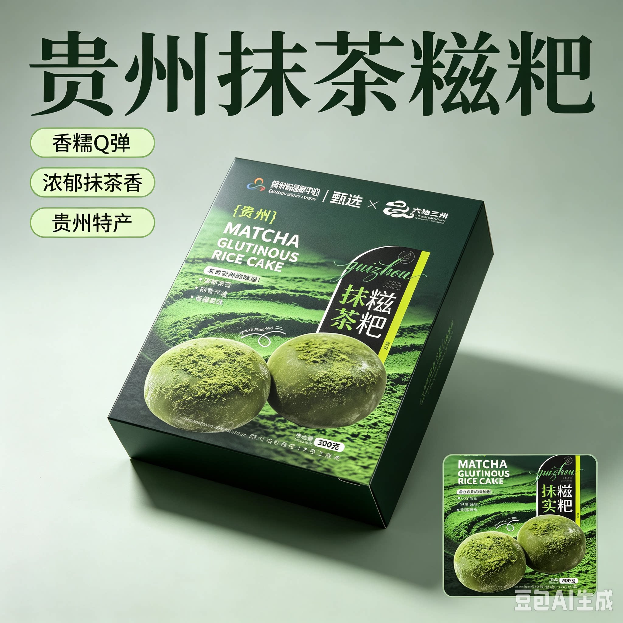 六地三州糕点组合抹茶糍粑刺梨蝴中式糕点/新中式糕点