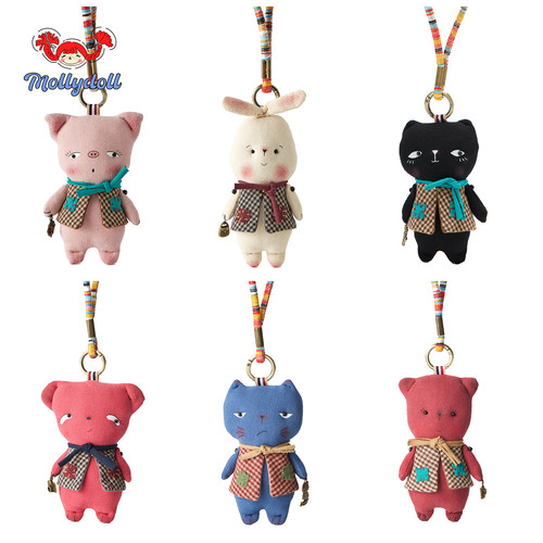 Mollydoll包挂件手工娃娃钥匙扣包包挂件新年礼物