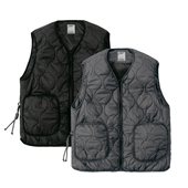 LENGOIST outdoor男女山系插袋拉链防泼水绗线马甲秋冬百搭外套