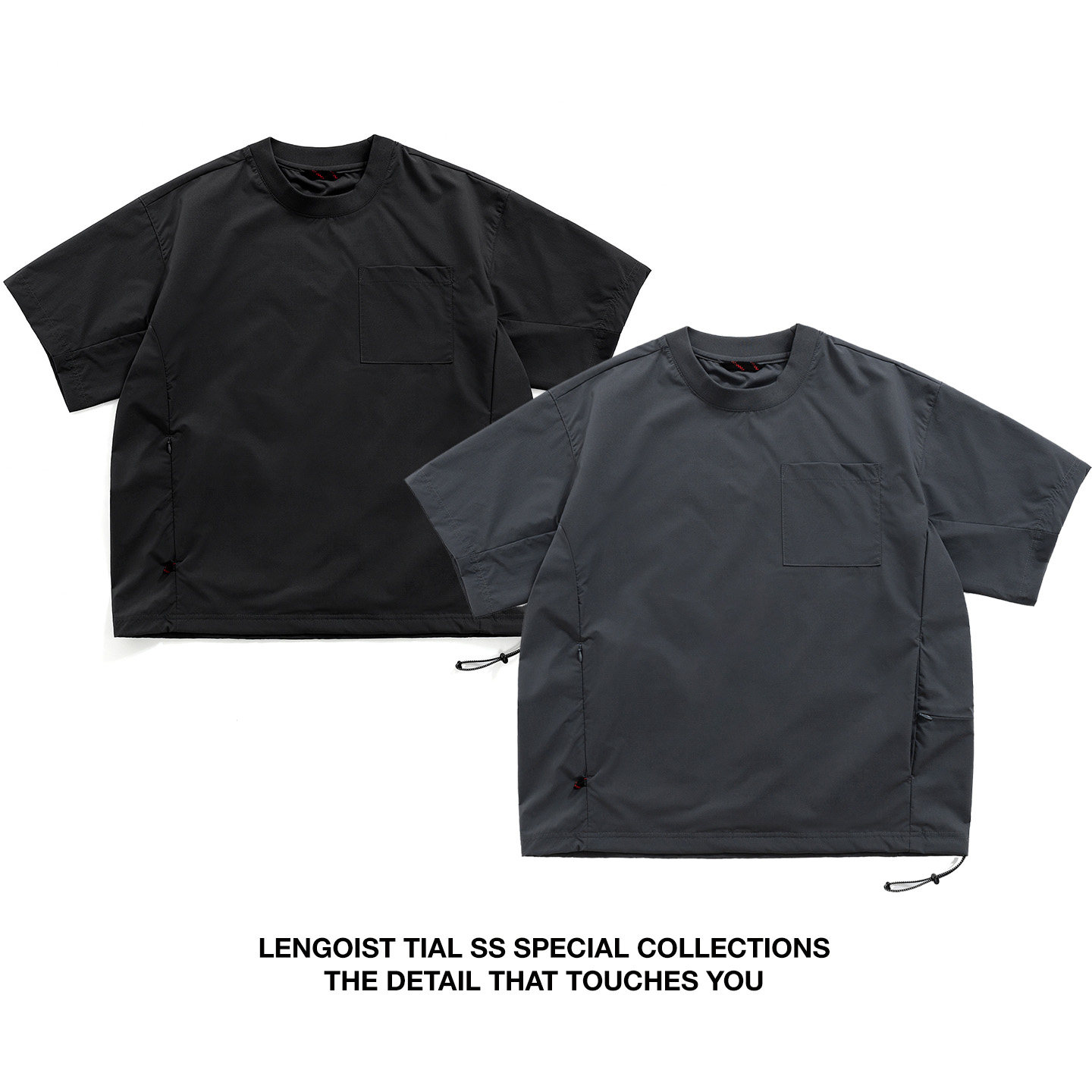 LENGOIST26SS日系户外3M科技整理吸湿排汗速干多口袋抽绳短袖T恤,男装,T恤,淘宝优惠券,粉丝福利购,淘宝优惠卷