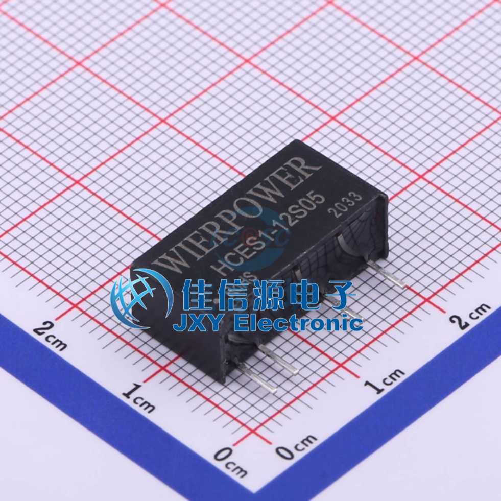 电源模块    HCES1-12S05  WIER(微尔)  可持续短保保护、自恢复